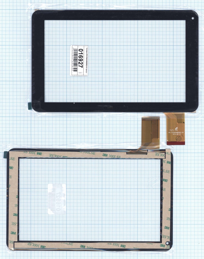 Сенсорное стекло (тачскрин) FPC-FC90S098(D90)-00 черное