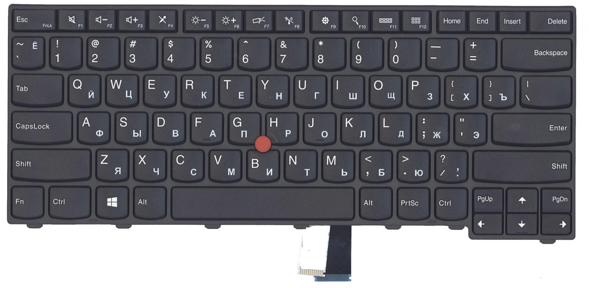 Клавиатура Lenovo ThinkPad T440 с указателем, OEM