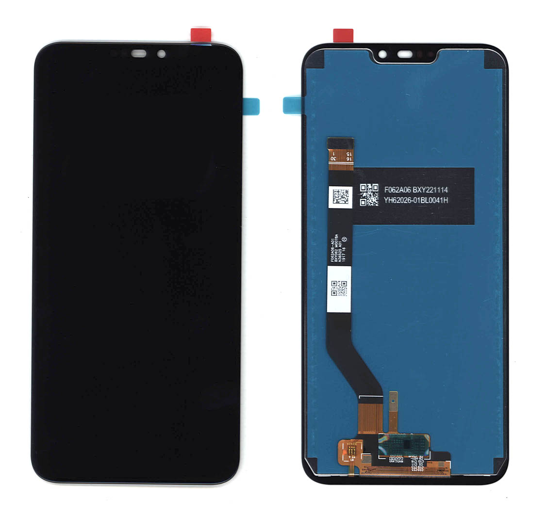 Дисплей для Honor 8C, Asus Zenfone Max (M2) ZB633KL в сборе с тачскрином черный