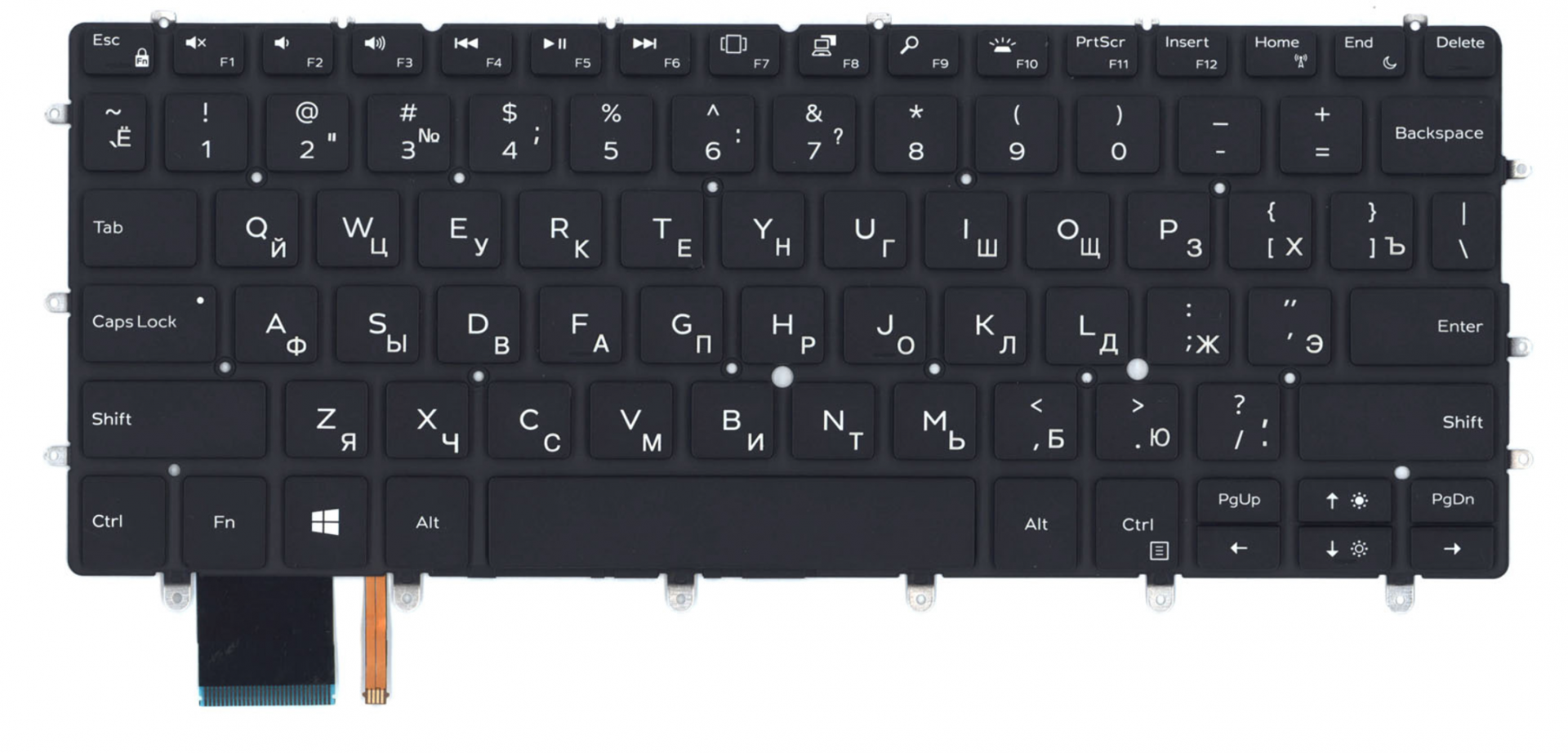 Клавиатура DELL XPS 13, 9380-3984 с подсветкой, OEM