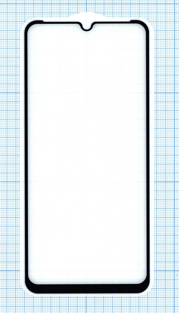 Защитное стекло "Полное покрытие" для Xiaomi Redmi Note 7 Pro черное