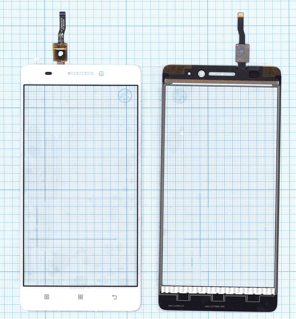 Сенсорное стекло (тачскрин) для Lenovo A7000 белое