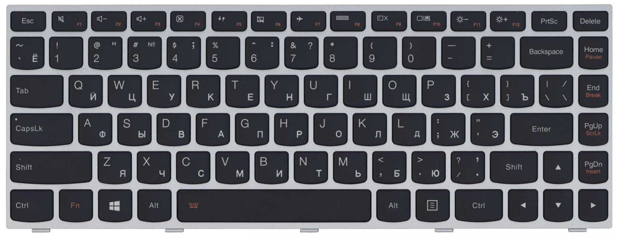 Клавиатура Lenovo IdeaPad Flex B40-80 OEM