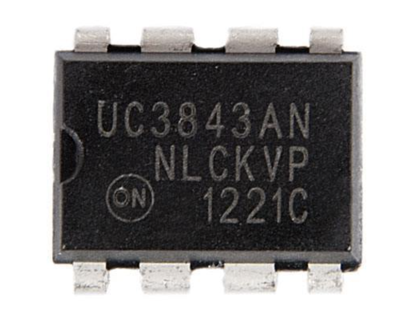 UC3843AN, ШИМ-контроллер ON Semiconductor DIP-8