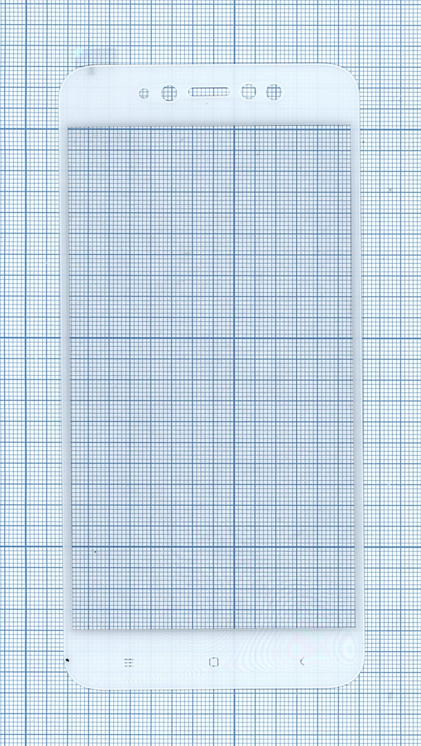 Защитное стекло "Полное покрытие" для Xiaomi Redmi Note 5A белое