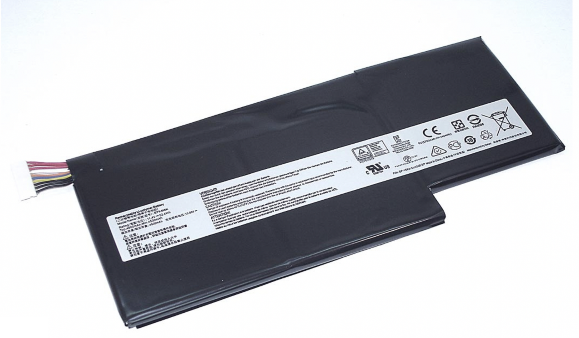 Аккумулятор MSI GS63VR 7RG 11.4V, 52.4Wh, Original