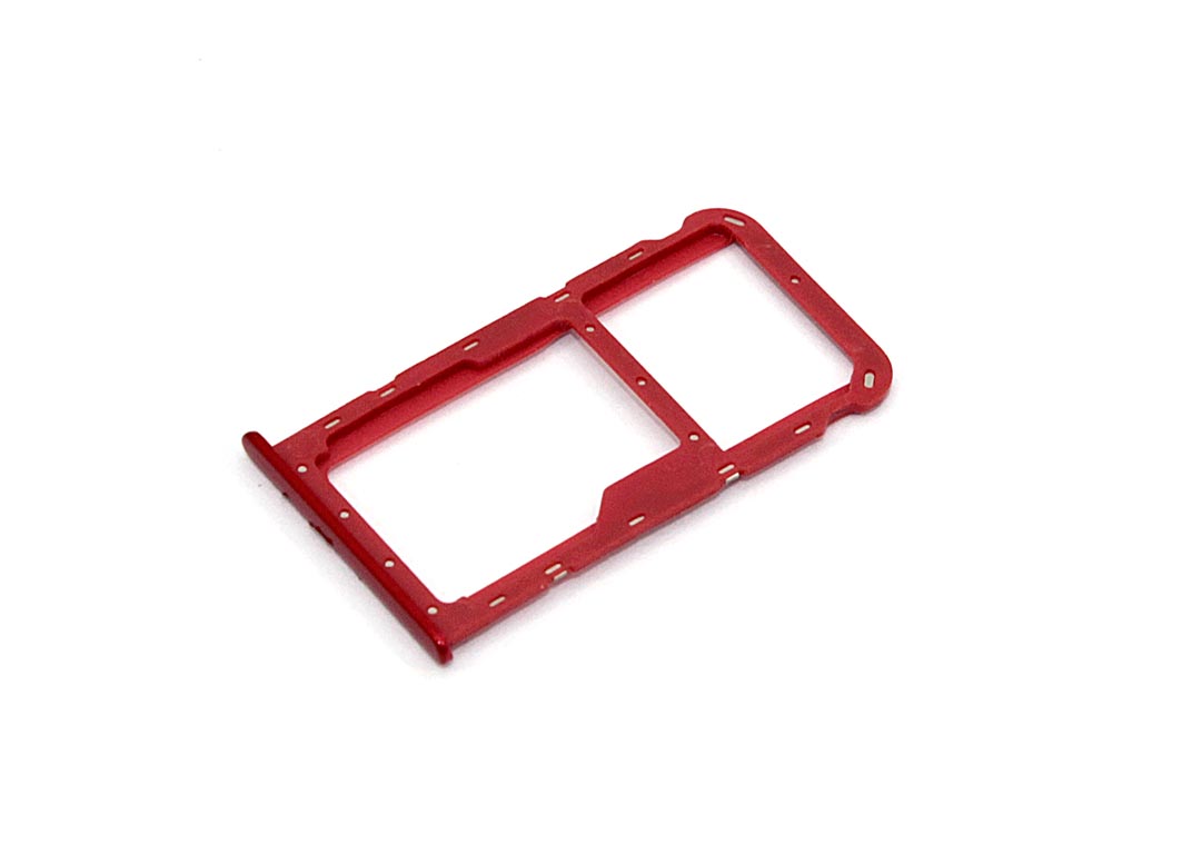 Лоток для SIM-карты Huawei Honor 7X красный