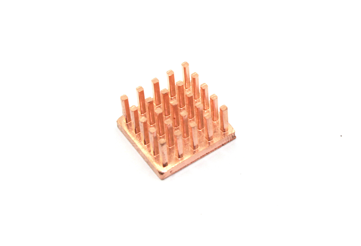 Медный  радиатор 13х12х7 мм