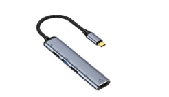 Кабель Type-C на HDMI + USB 3.1 + Type C + USB 2.0 x2 + PD