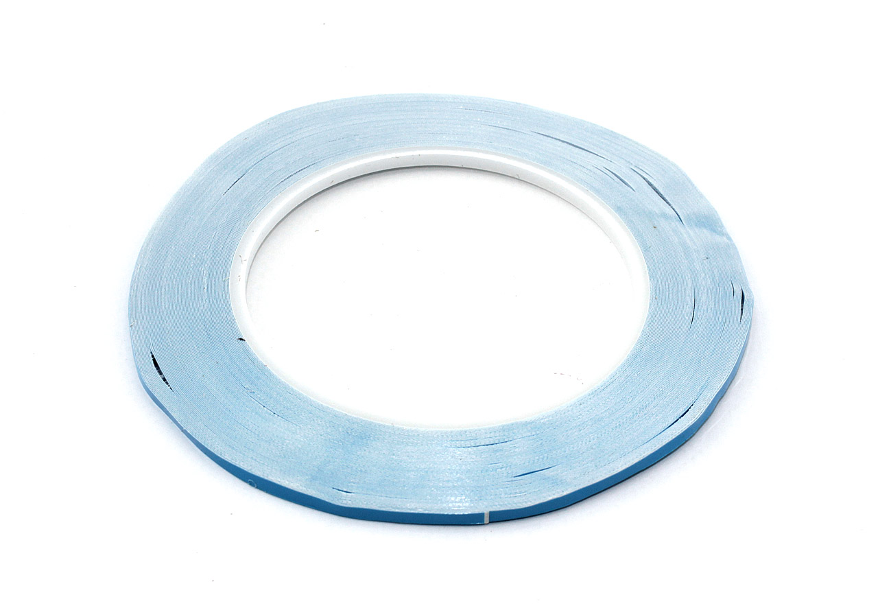 Синий двусторонний термоскотч 3 мм, 50 м