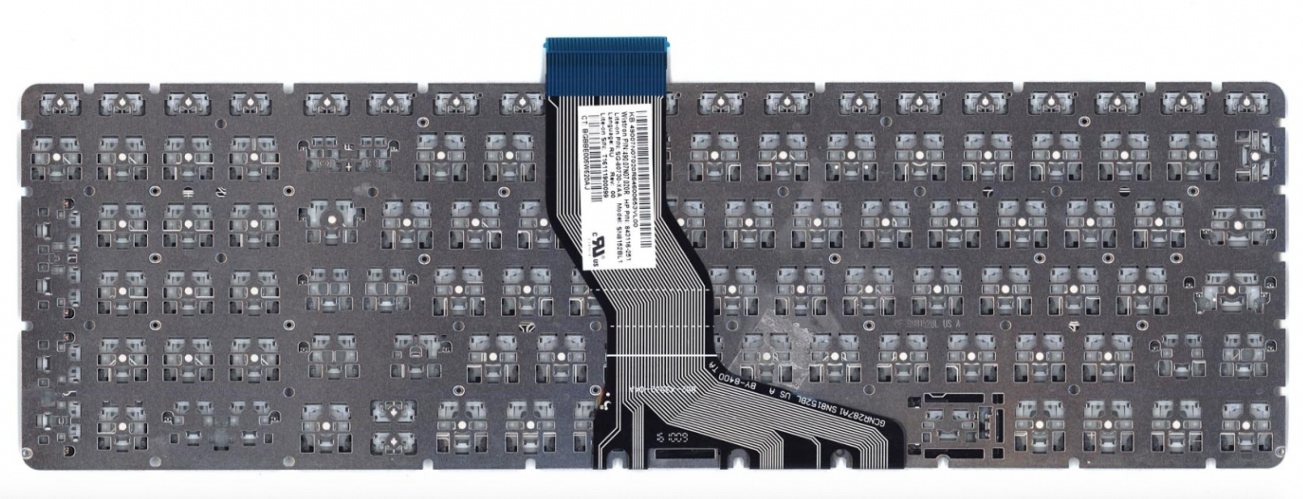 Клавиатура HP Pavilion 17-ab005ng серая с подсветкой, OEM