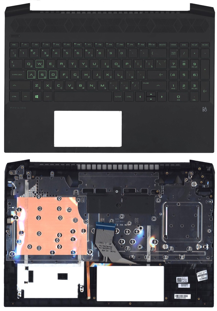 Клавиатура для ноутбука HP Pavilion Gaming 15-EC топкейс