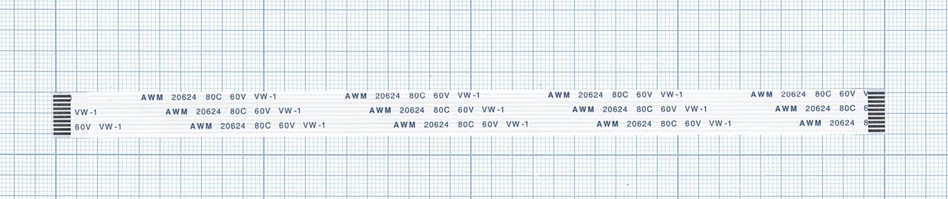 Шлейф универсальный 10pin, шаг 1мм, длина 20см