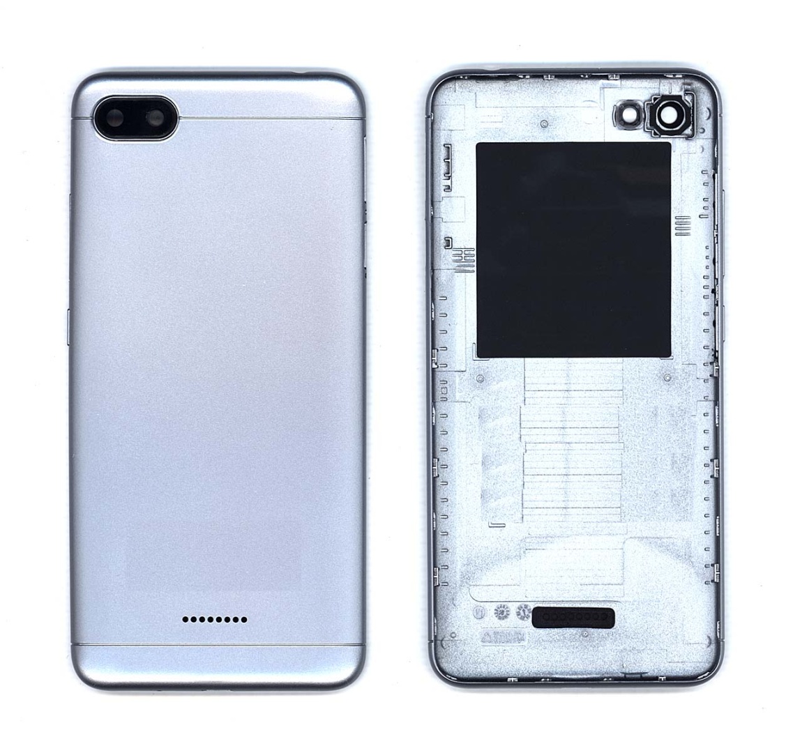 Задняя крышка для Xiaomi Redmi 6A серая