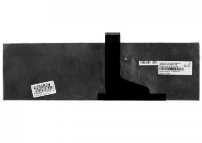 Клавиатура Toshiba Satellite C850 белая, без рамки, OEM