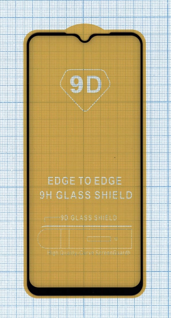 Защитное стекло "Полное покрытие" для Xiaomi Poco M4 Pro черное