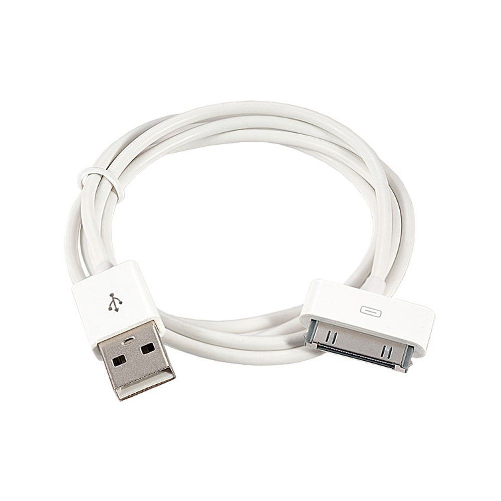 Кабель USB - 30-pin iPhone PERFEO I4601 белый (1м)