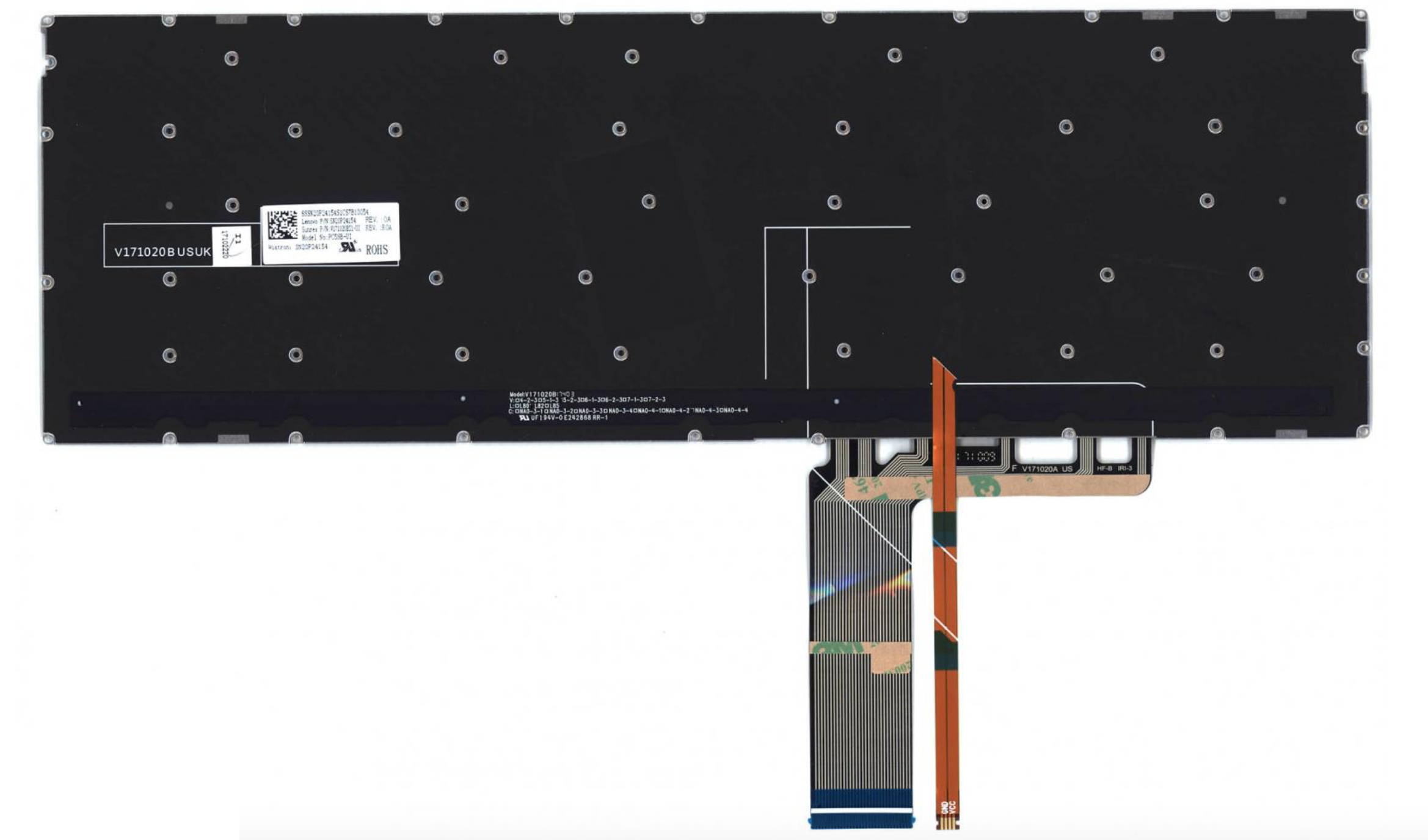 Клавиатура Lenovo IdeaPad S740-15IRH с подсветкой, OEM