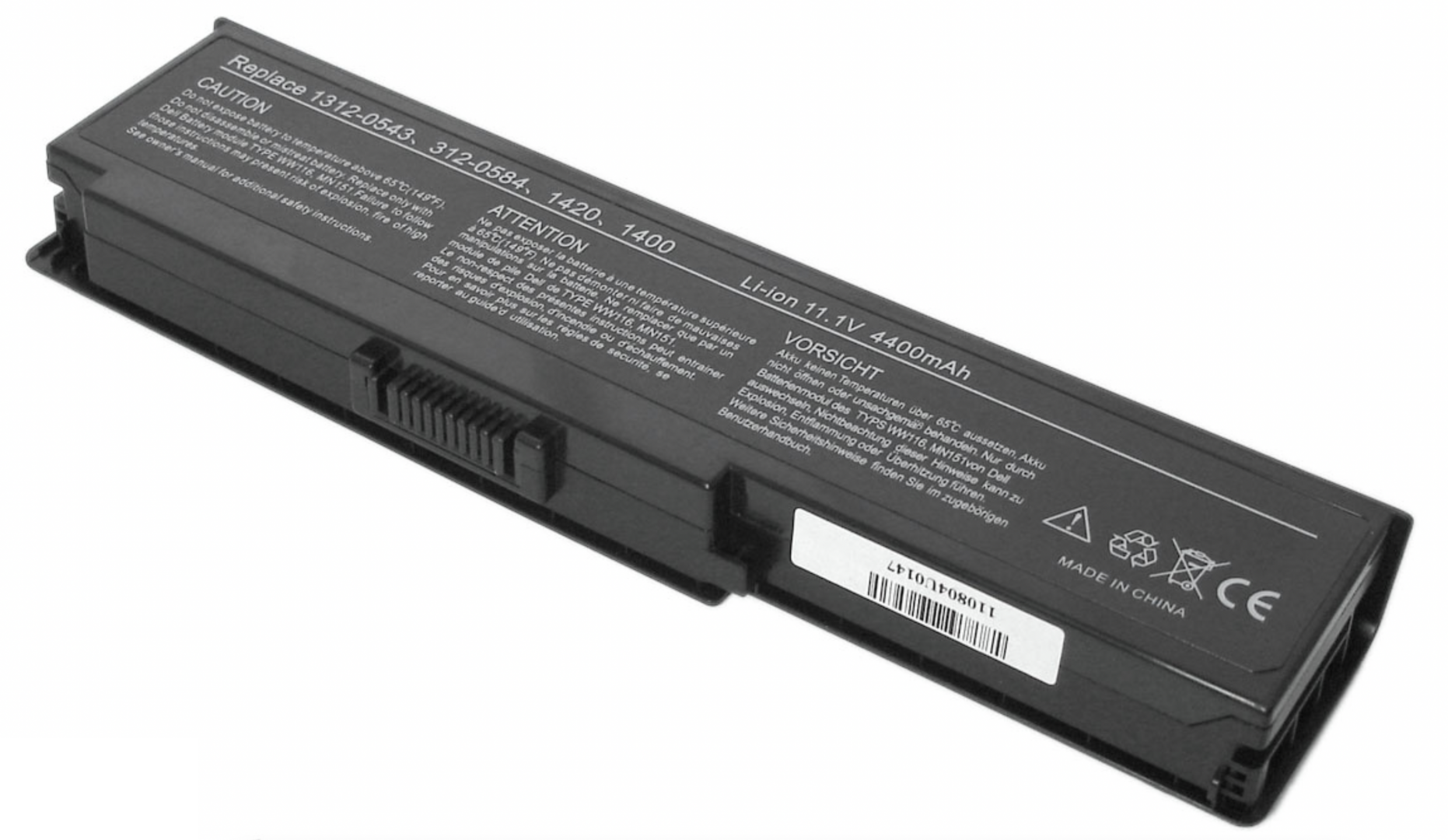 Аккумулятор DELL Vostro 1400 11.1V, 5200mAh, OEM
