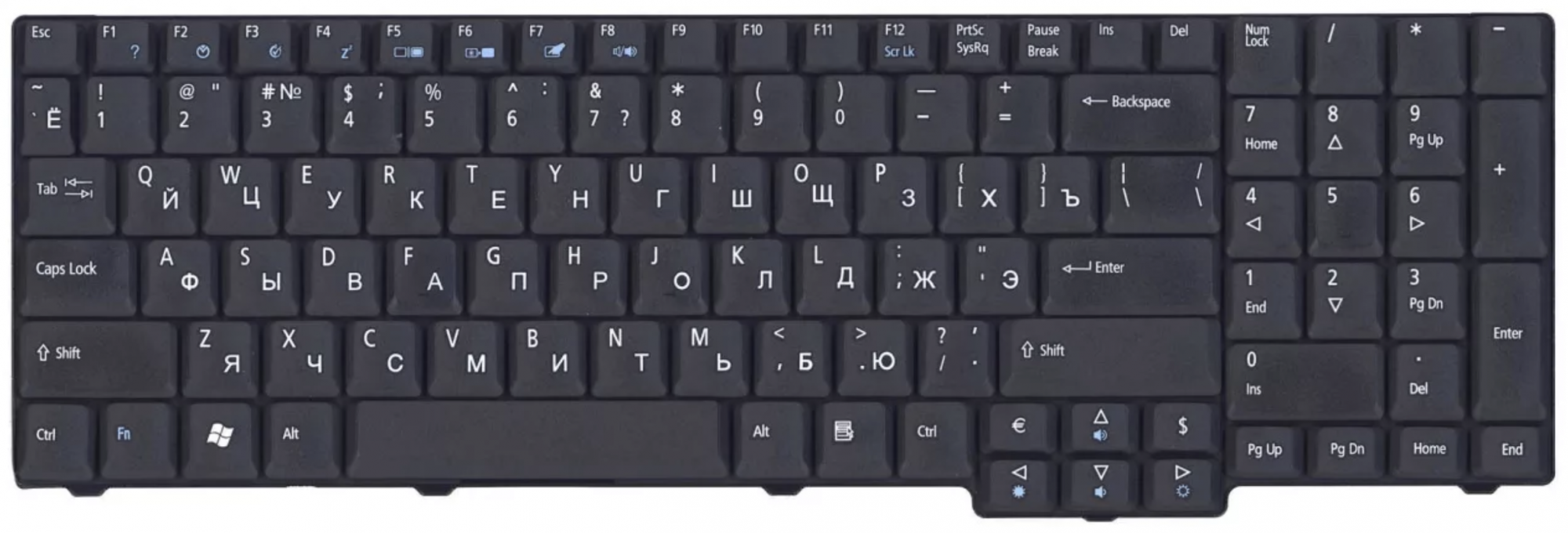 Клавиатура Acer eMachines E528 OEM