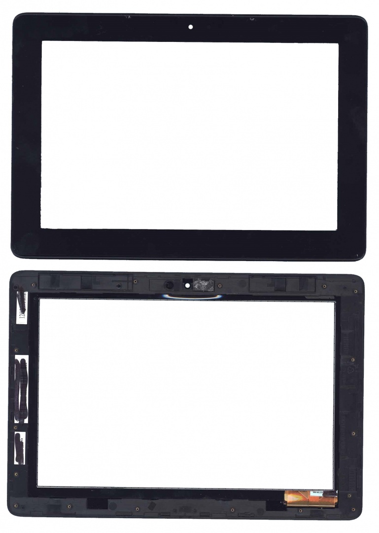 Сенсорное стекло (тачскрин) для Asus PadFone 2 (A68) Station 5273N FPC-1 черное с рамкой
