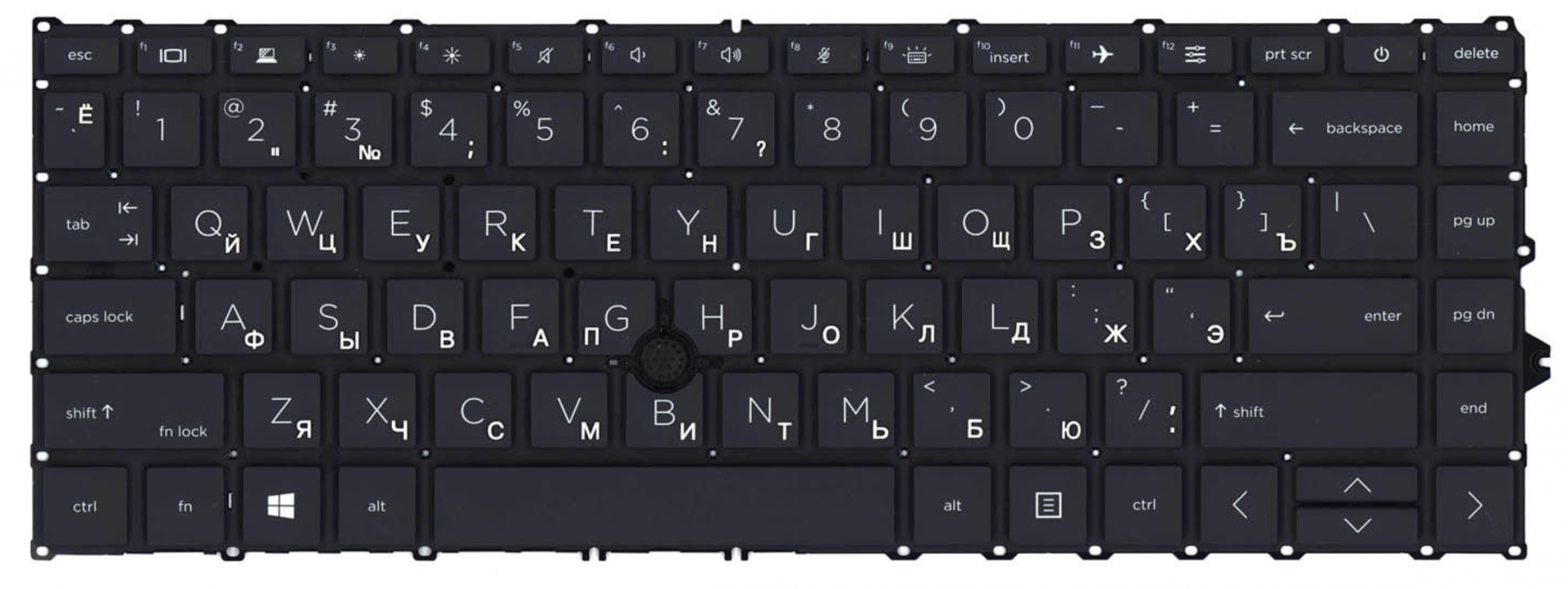 Клавиатура HP Elitebook 745 G7 с подсветкой, с указателем, OEM