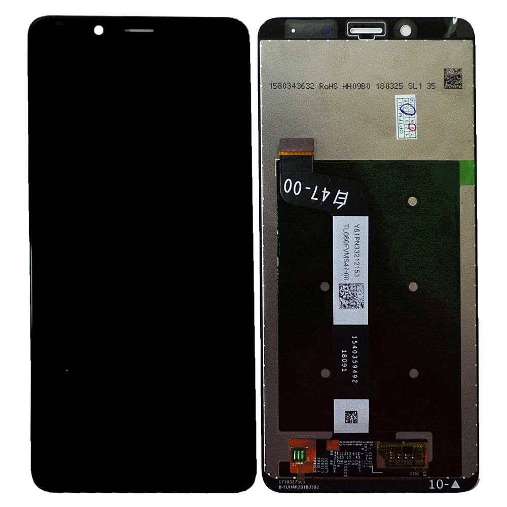 Дисплей Xiaomi Redmi Note 5/Note 5 Pro + тачскрин черный (матрица orig)