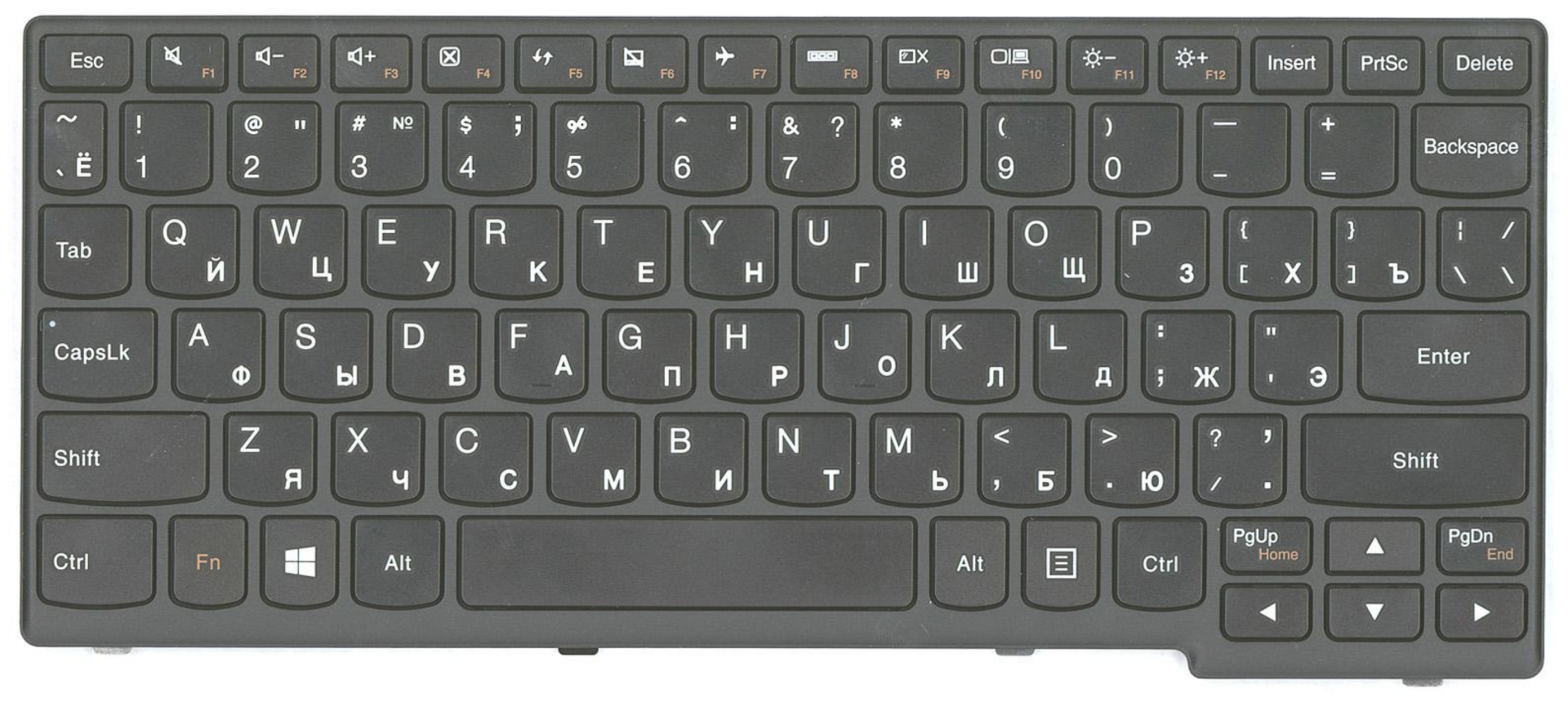 Клавиатура Lenovo IdeaPad Yoga S210 OEM