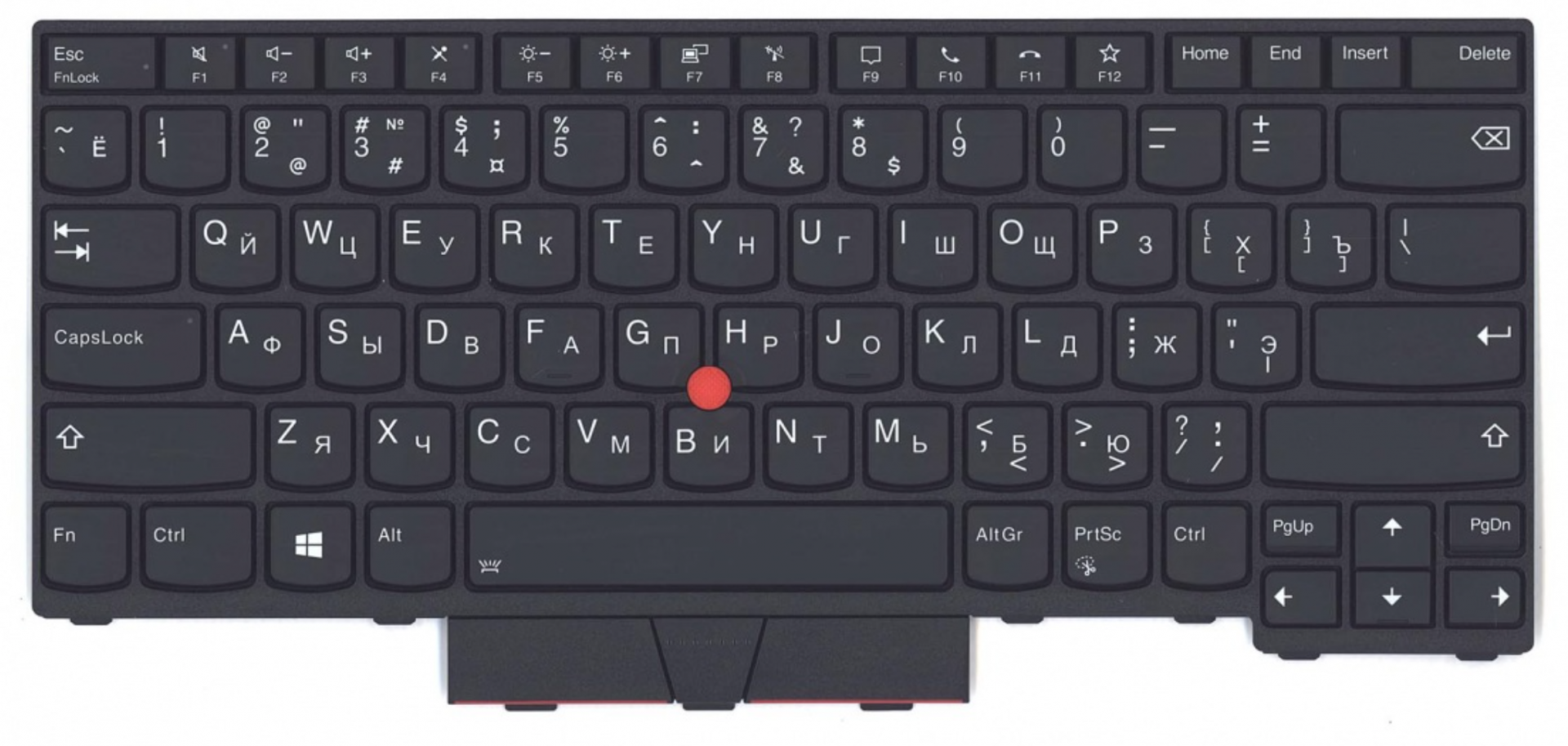 Клавиатура Lenovo ThinkPad L14 gen 1/2 с подсветкой, OEM