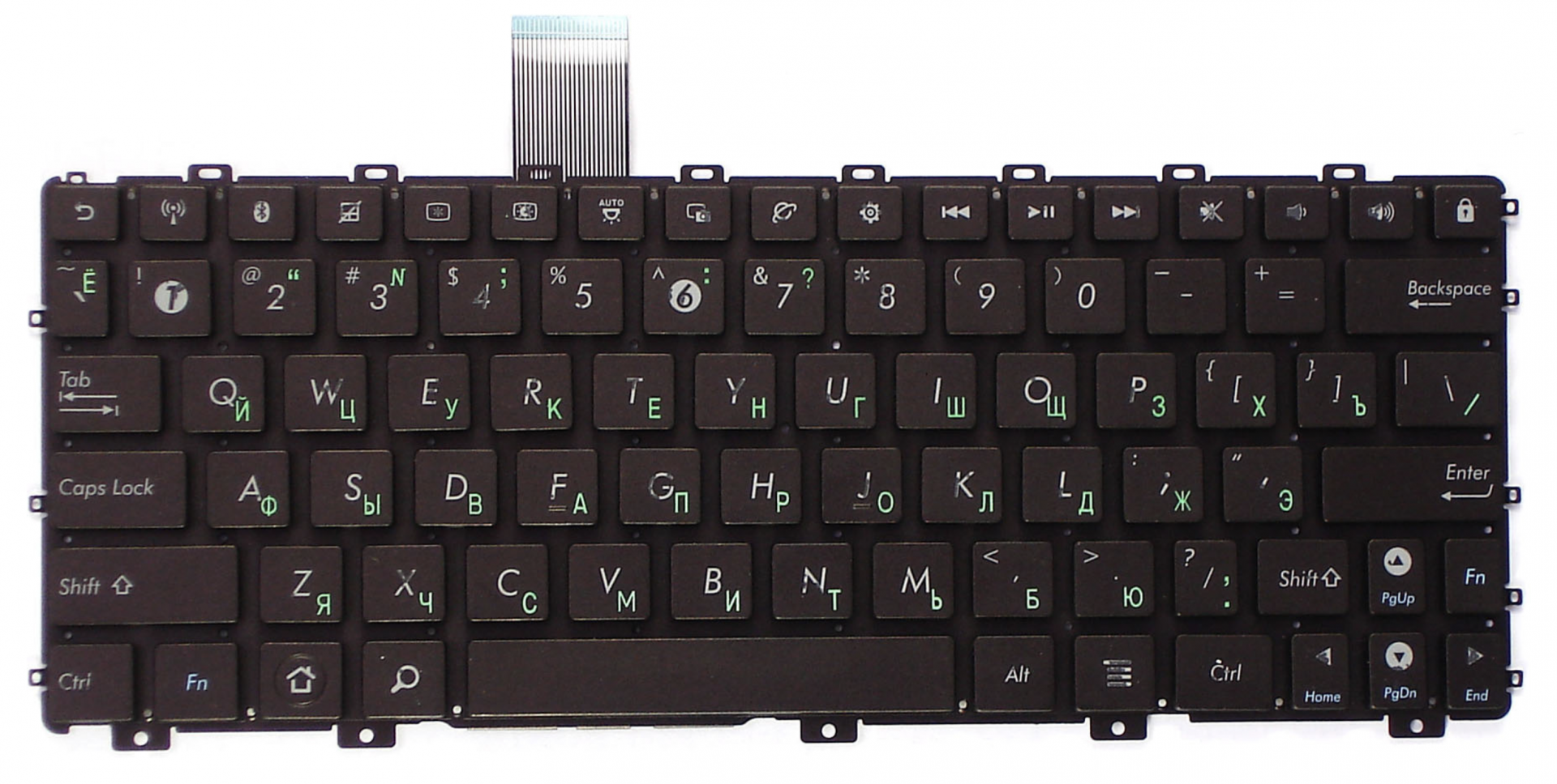 Клавиатура ASUS Eee PC 1011 бронза, OEM