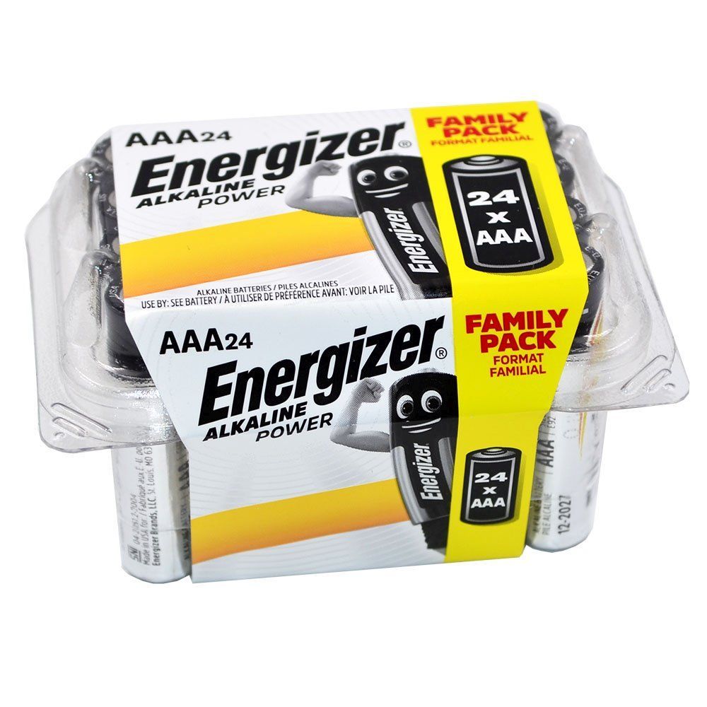 Батарейка алкалиновая Energizer AAA LR03 Power (коробка 24шт)