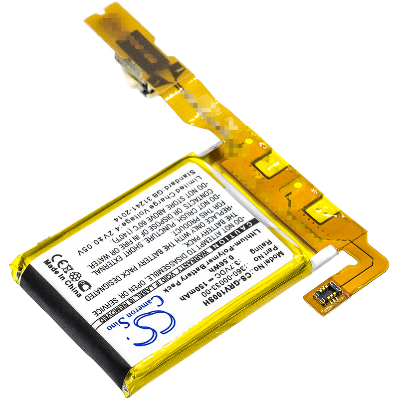 Аккумуляторная батарея CameronSino для Garmin Vivoactive (CS-GRV100SH) 150mAh 3.7V