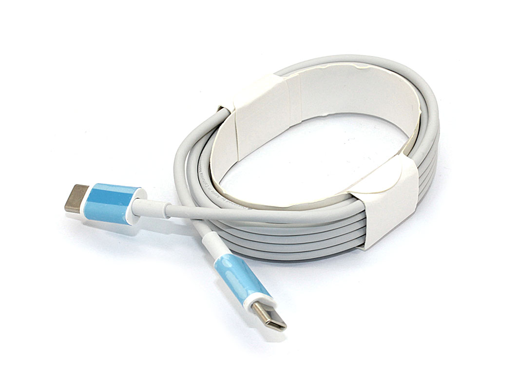 Кабель для зарядки Type C - Type C 2m. 25/45/60Вт белый