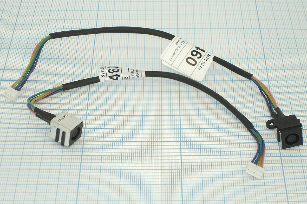 Разъем для ноутбука Dell Inspiron 17R N7110 с кабелем