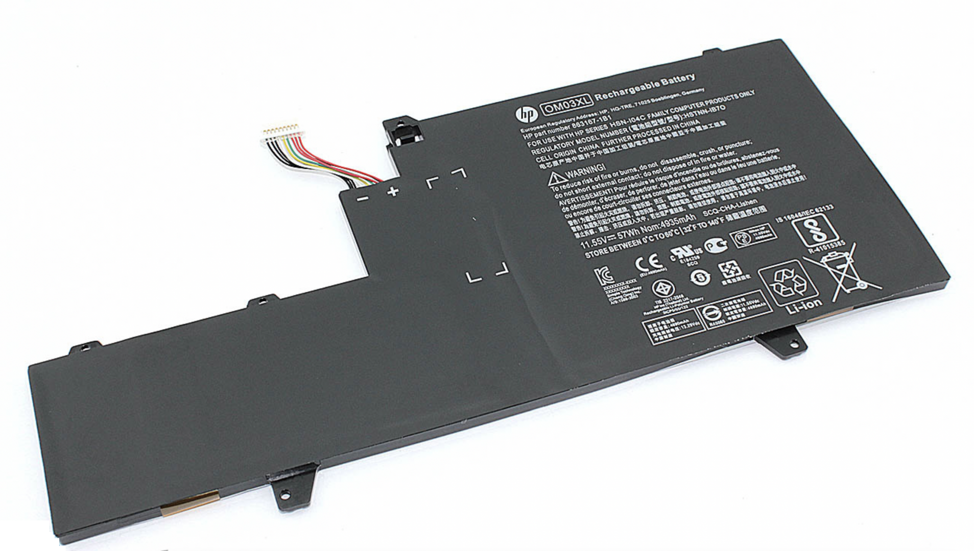 Аккумулятор HP EliteBook x360 1030 G2 11.55V, 57Wh, OEM