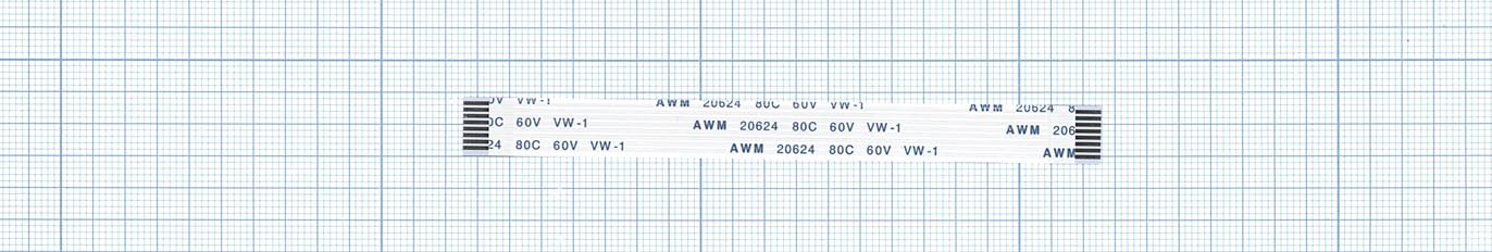 Шлейф универсальный 8pin, шаг 1мм, длина 10см