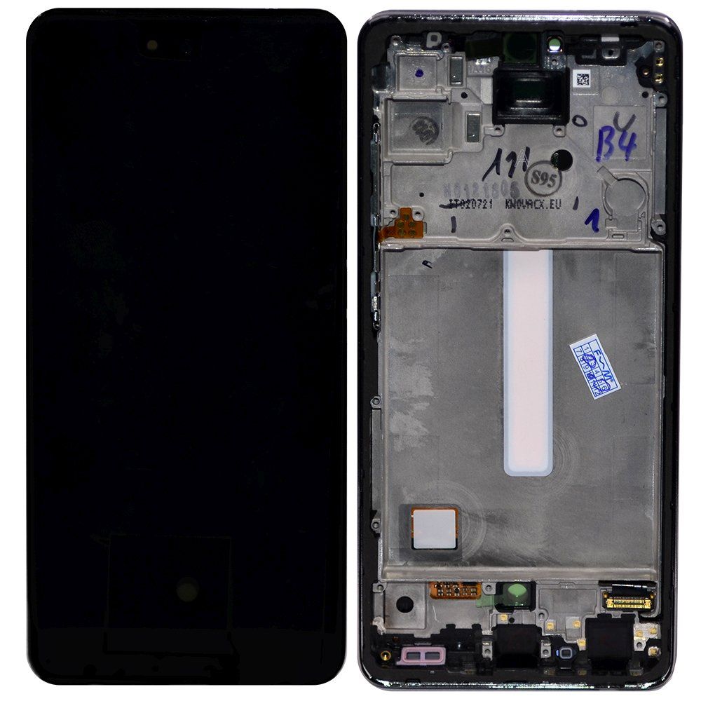 Дисплей Samsung SM-A525F/Galaxy A52 + тачскрин в рамке черный Oриг 100%