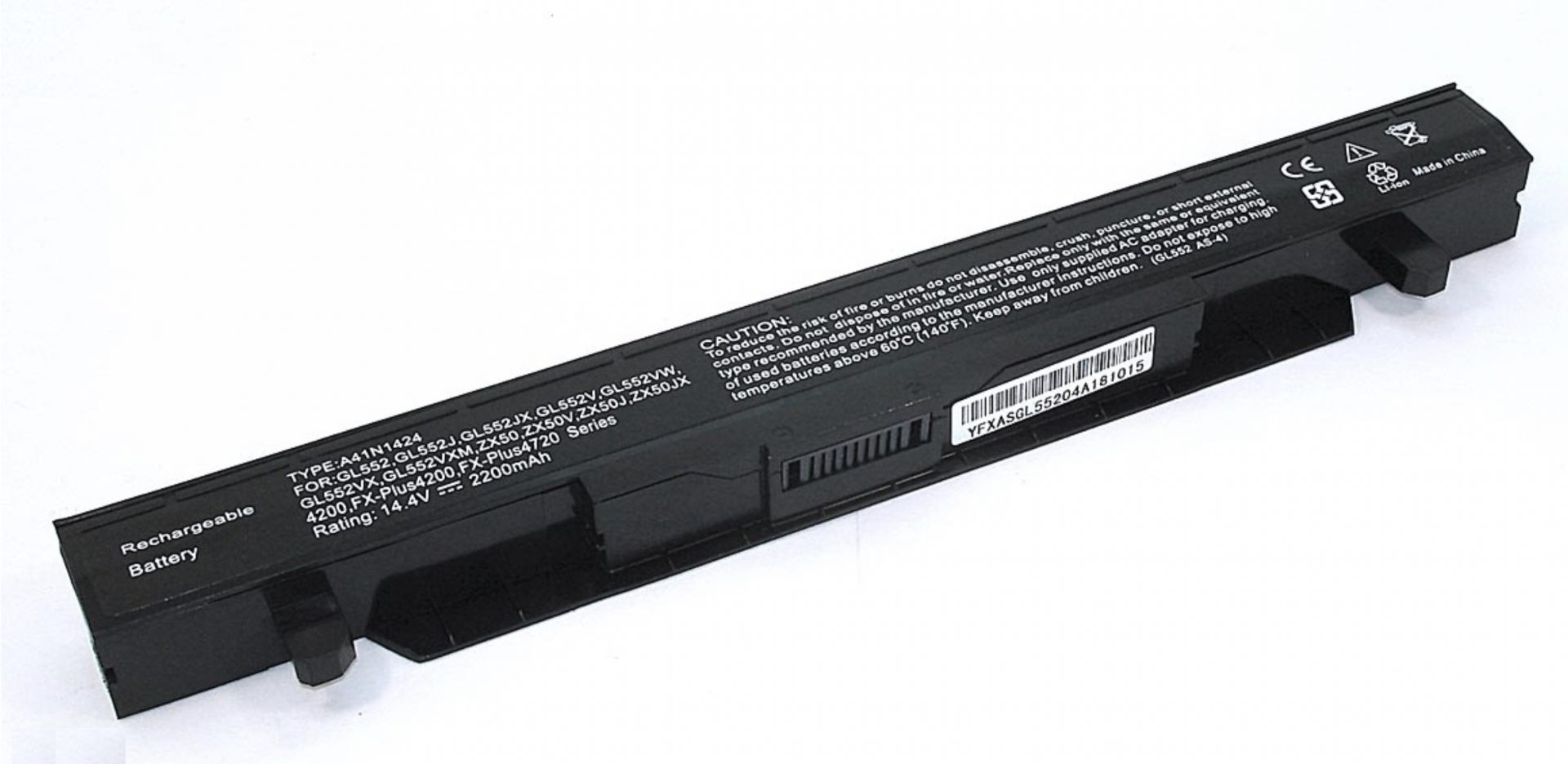 Аккумулятор ASUS ROG GL552VW 14.4V, 2600mAh, OEM