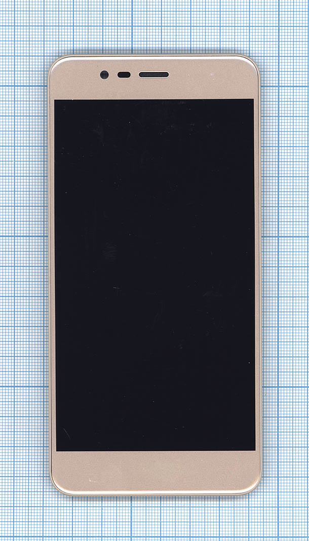 Дисплей для Asus ZenFone 3 Max ZC520TL золотистый с рамкой