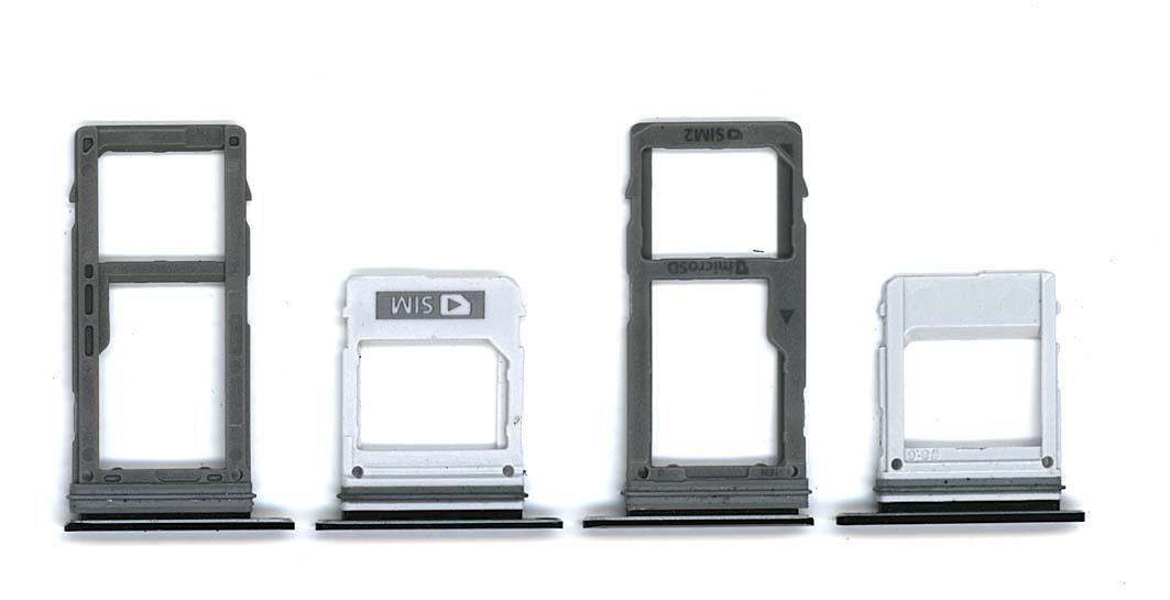 Лоток для SIM-карты Samsung Galaxy A8 Plus (A730F) черный