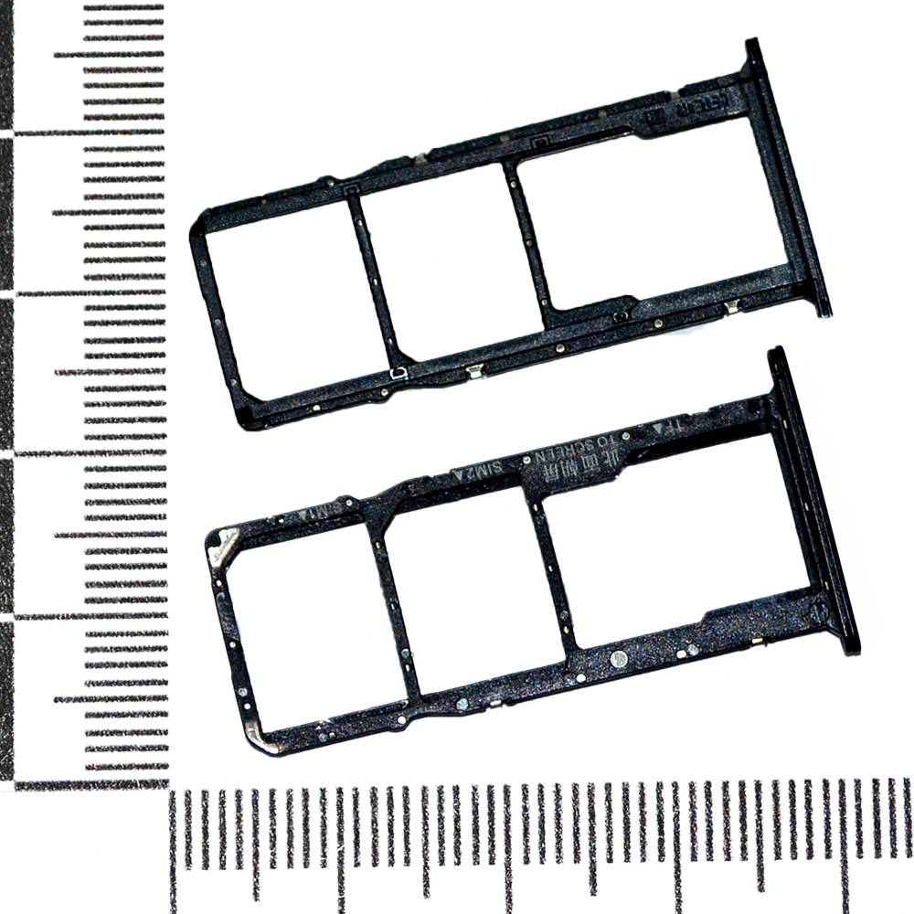 Держатель сим-карты Huawei Y5 Prime (2018)/Honor Play 7 черный