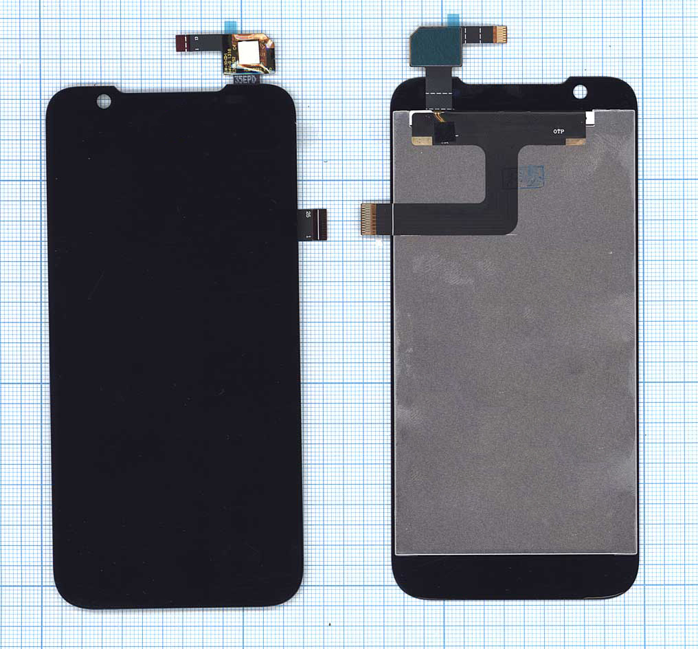 Дисплей для ZTE V985 Grand Era черный