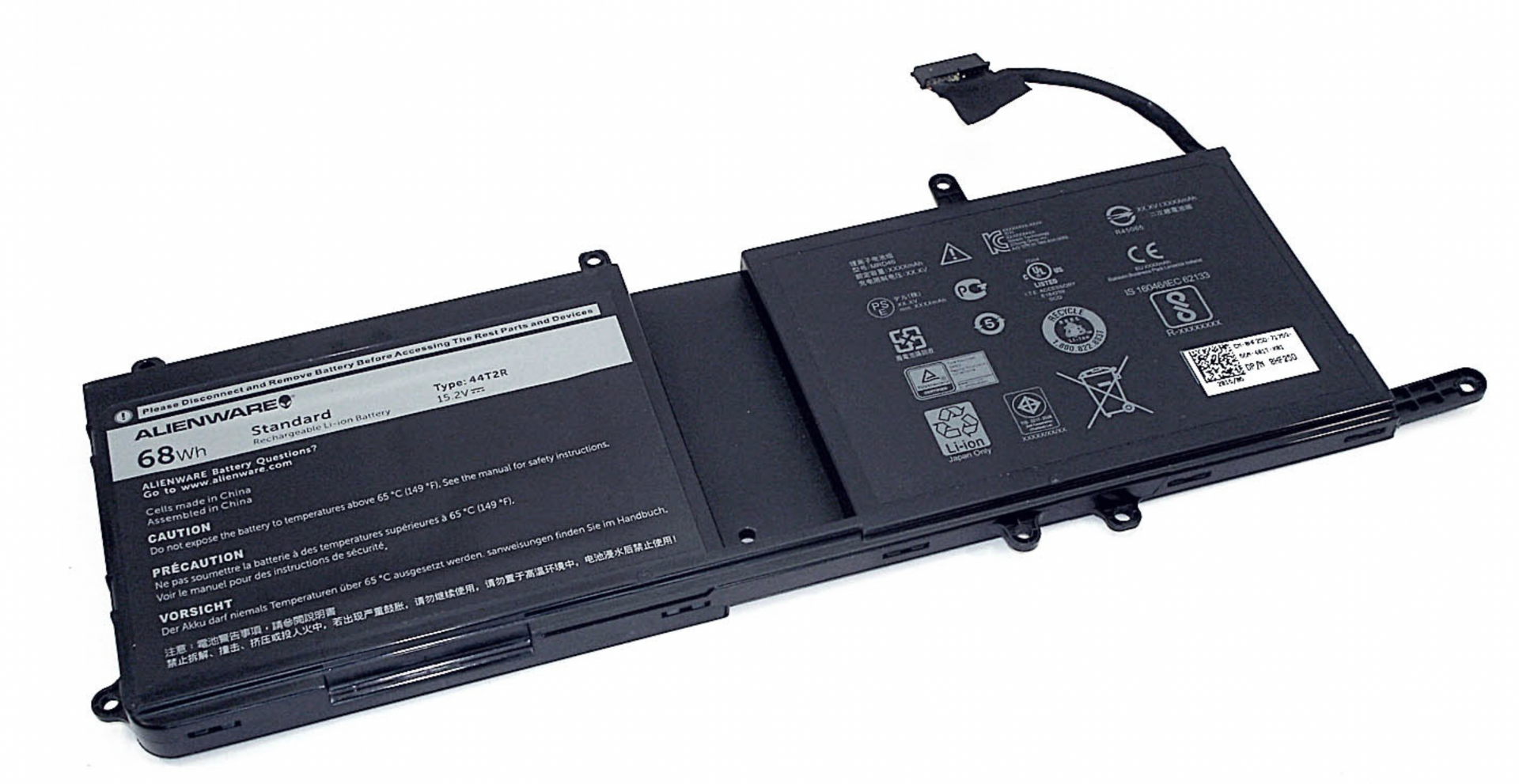 Аккумулятор DELL Alienware 15 R3 15.2V, 4276mAh, Original