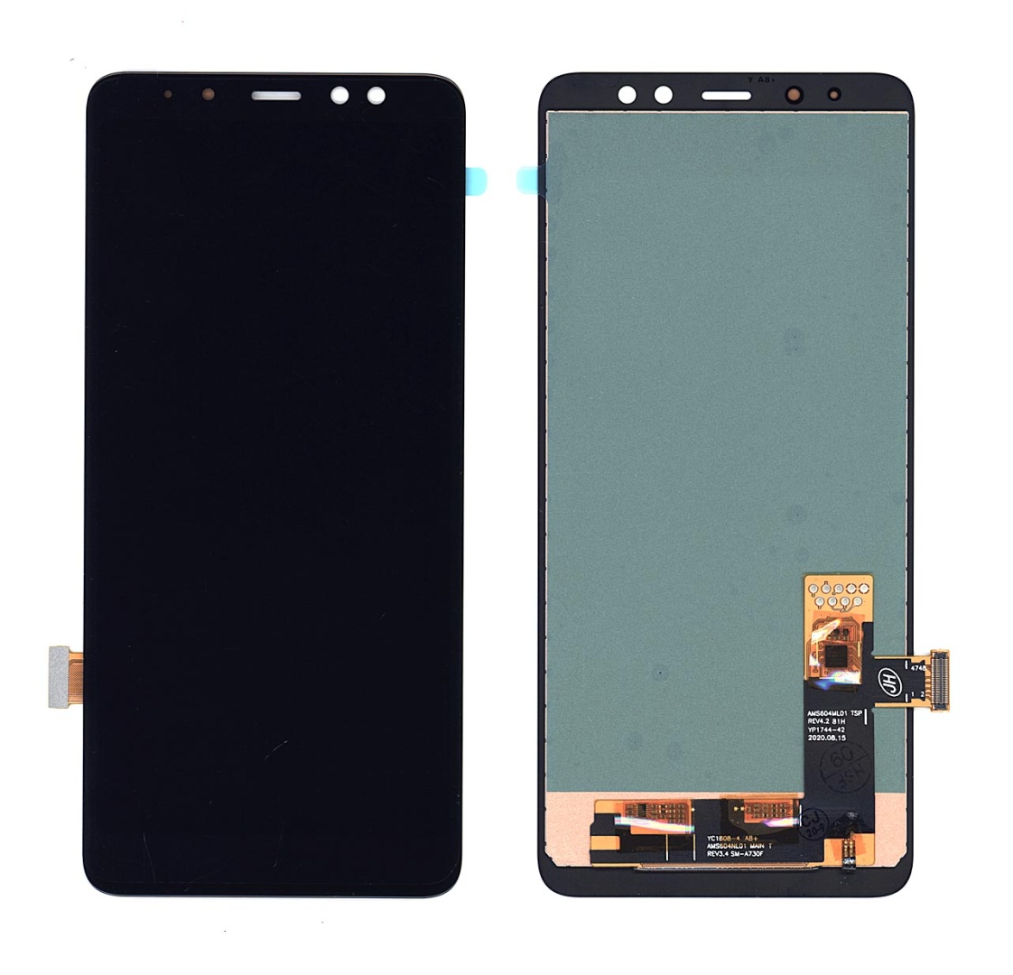 Дисплей для Samsung Galaxy A8 Plus (2018) A730F (TFT) черный