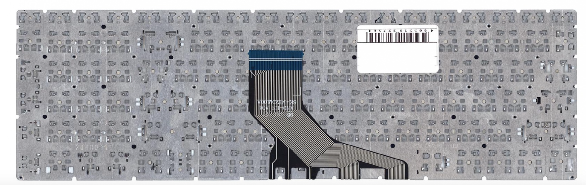 Клавиатура HP Pavilion 17-CP серебристая, OEM