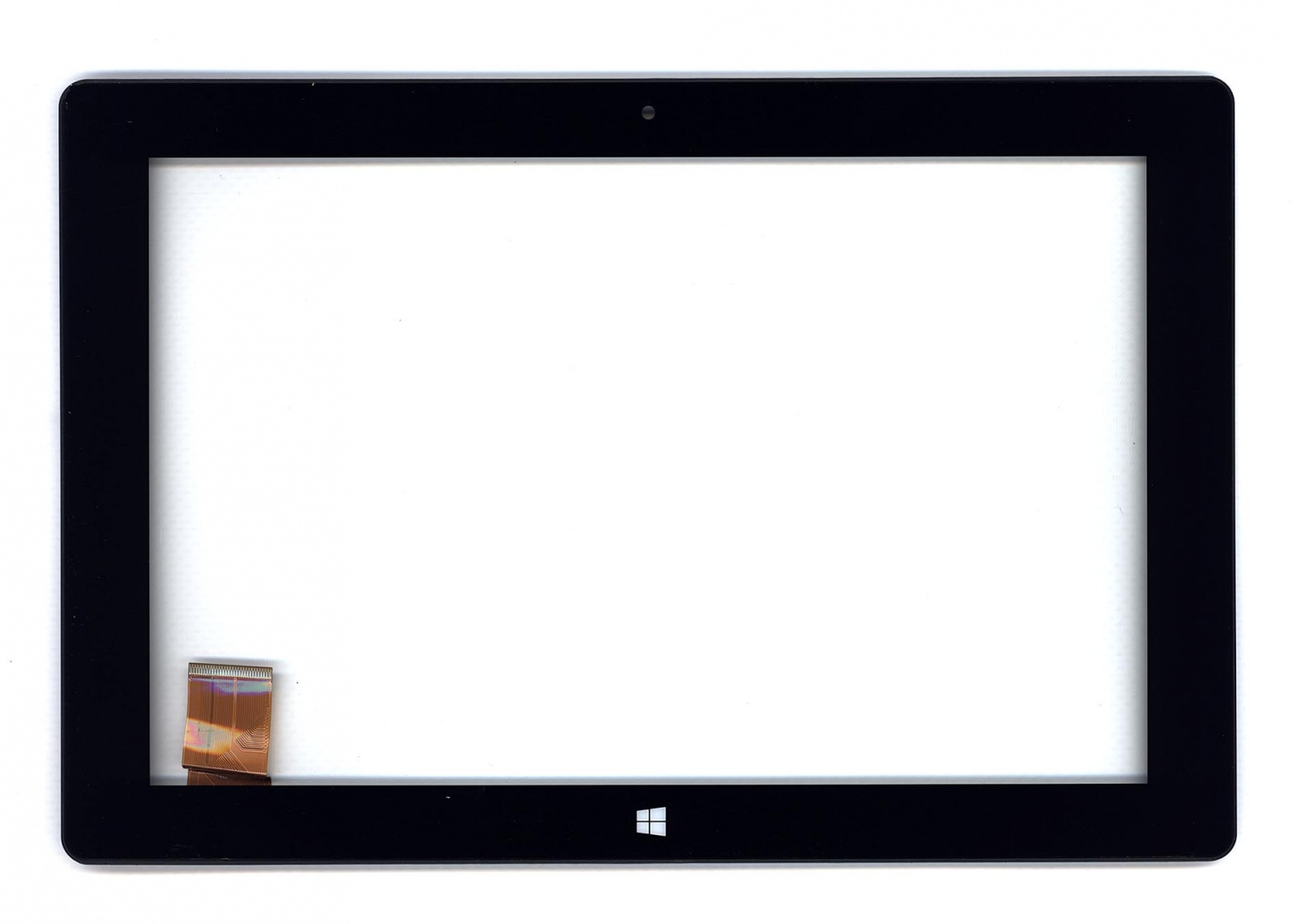 Сенсорное стекло (тачскрин) для Irbis TW44 черное с рамкой