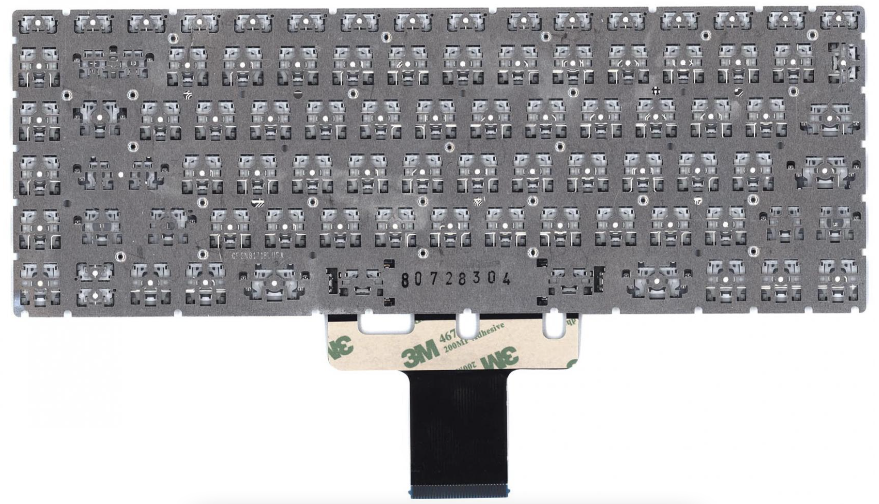 Клавиатура HP Pavilion x360 14-dh серебристая, с подсветкой, OEM