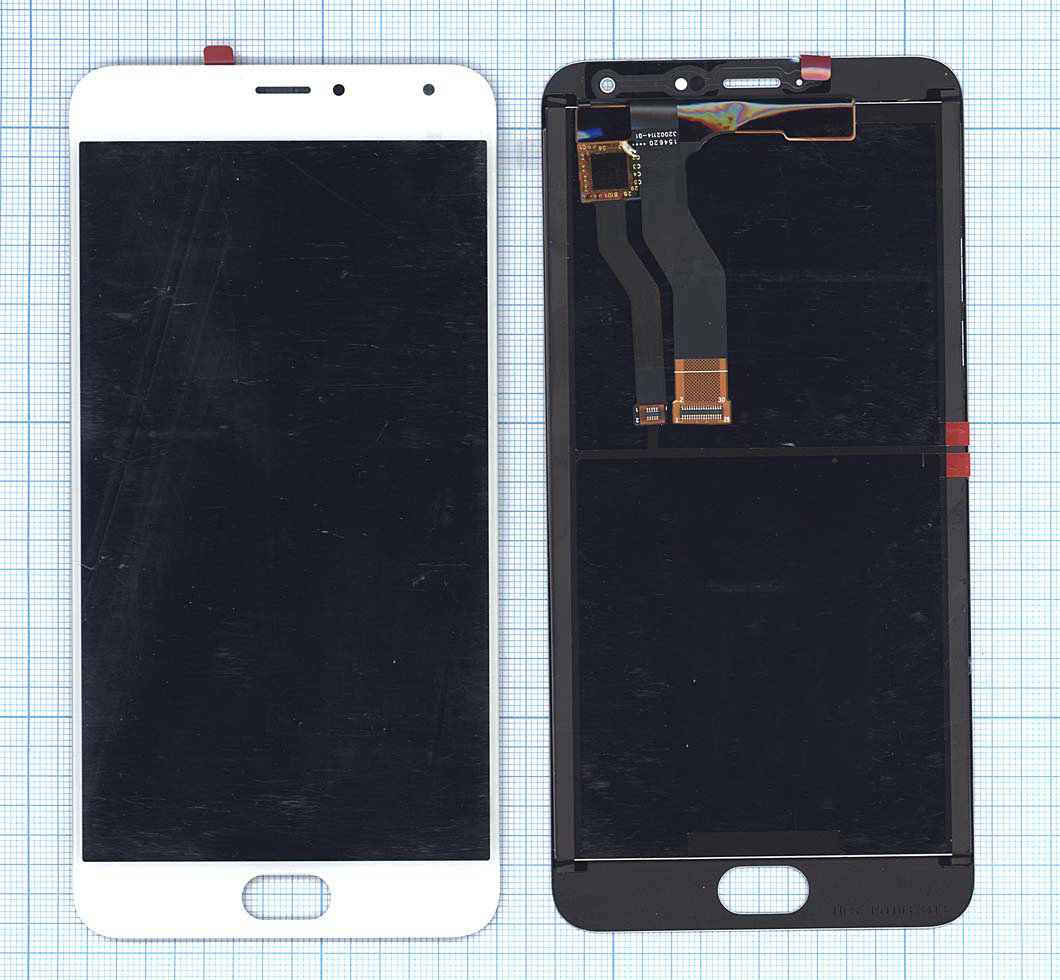 Дисплей для Meizu Metal белый