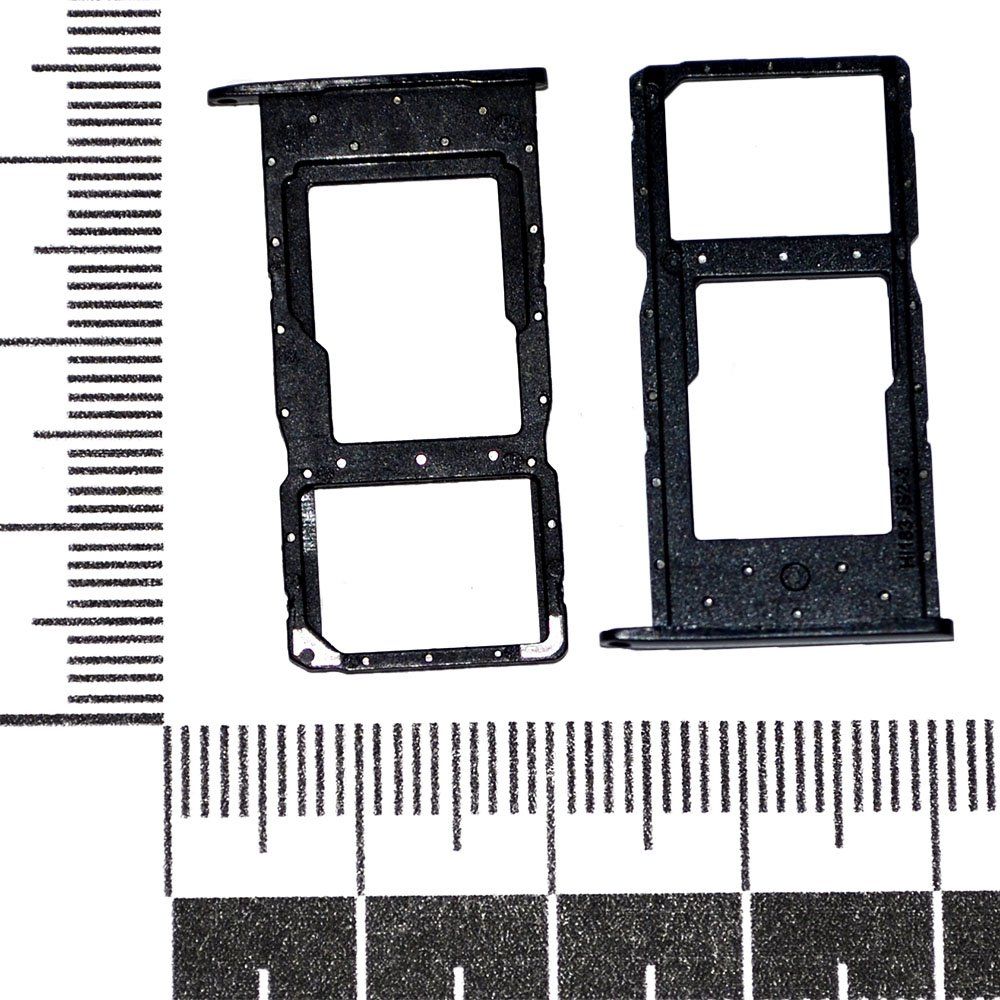 Держатель сим-карты Honor 10 Lite черный orig Factory