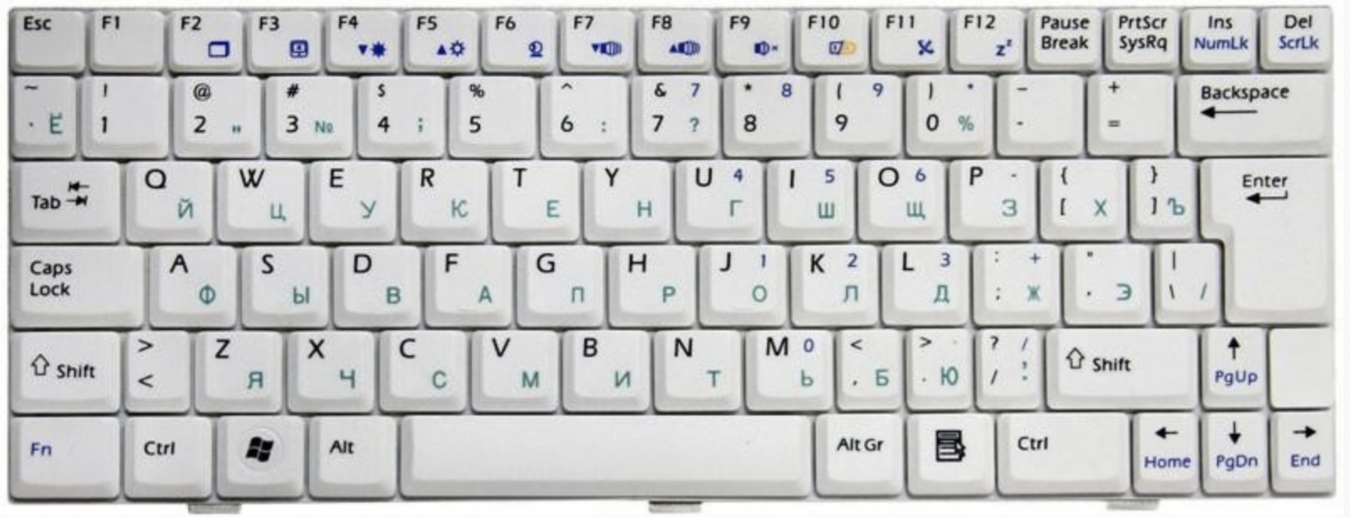 Клавиатура MSI Wind U90 OEM